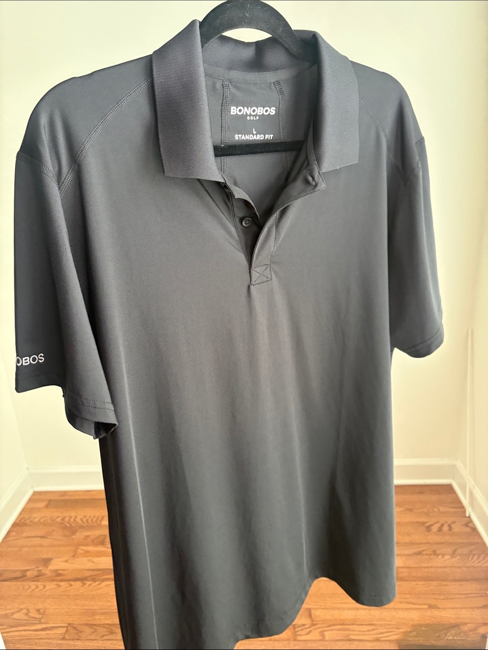 Bonobos Golf Charcoal Pullover with Subtle Lavender Hue